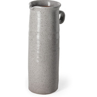 Tall Gray Speckle Decorative Ceramic Jug