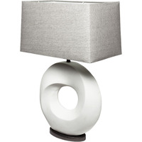 Contempo White O Ring Table Lamp