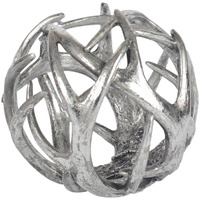 Silver Resin Antler Shaped Sculpture