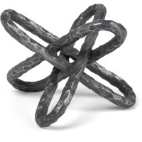 Silver Metal Chain Link Sculpture