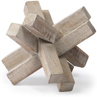 Light Brown Wooden Sculpture