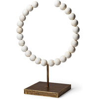 White Beaded Sculpture