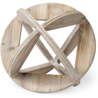 Petite Natural Wood Geometric Decor Piece