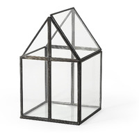 Petite House Shaped Glass Terrarium