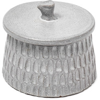 Jumbo Gray Ceramic Decorative Box