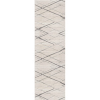 2 X 6 Gray Modern Abstract Pattern Area Rug
