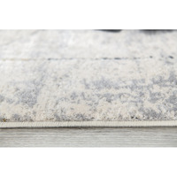 4 X 6 Gray And Ivory Abstract Distressed Area Rug