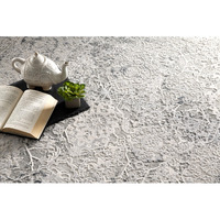 5 X 8 Gray And Ivory Abstract Distressed Area Rug