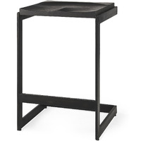 26"" Black Cheeky Wood And Metal Counter Stool