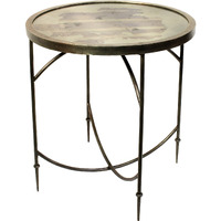 Brown Wooden Folding End Or Side Table