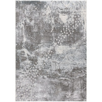 7 X 10 Gray Distressed Abstract Area Rug