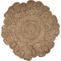 Natural Bloom Boutique Jute Rug