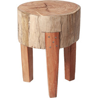 Modern Farmhouse 18"" Reclaimed Wood Stool