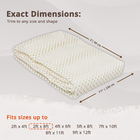 2' X 8' Ivory King's Premium Non Slip Rug Pad