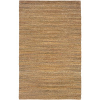 5 X 8 Brown Braided Jute Area Rug