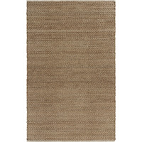 9 X 12 Natural Toned Chevron Pattern Area Rug