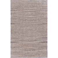 5 X 8 Brown And Beige Toned Jute Area Rug