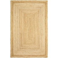 5 X 8 Classic Tan Bordered Area Rug