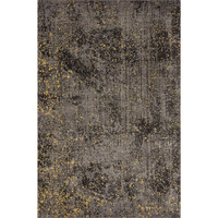 8 X 10 Gray And Yellow Abstract Sprinkle Area Rug