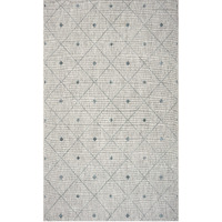5 X 8 Blue Diamonds Indoor Outdoor Area Rug