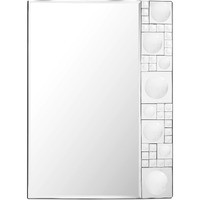 Bubbly Silver Mirror