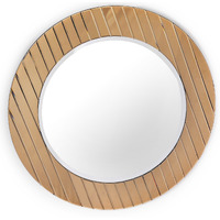 Yukon Gold Striped Mirror