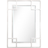 X Shaped Rectangular Mirror