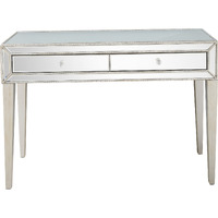 Silver Beaded Console Table
