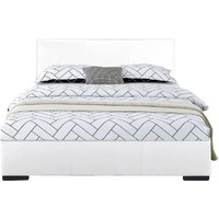 White Platform King Bed