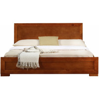 Cherry Wood King Platform Bed