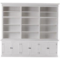 Classic White Triple-Bay Hutch Unit