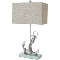 Set Of 2 Blue And White Anchor Table Lamps