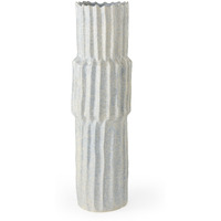23"" Jumbo Organic Textured Gray Vase