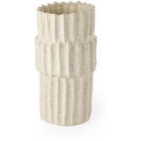 14"" Jumbo Organic Textured Sand Vase