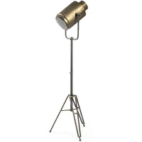 61"" Gold Movie Set Floor Lamp