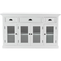 Modern Farmhouse White Buffet Server