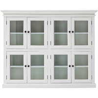 Classic White Two Level Mega Storage Cabinet