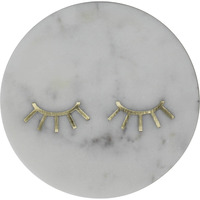 Lashes Inlay Marble Serving Tray