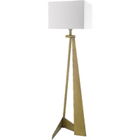 Stratos 1-Light Aged Brass Floor Lamp