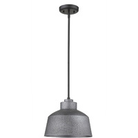 Barnes 1-Light Gray Convertible Pendant