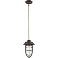 Antique Bronze Teardrop Shape Pendant Light