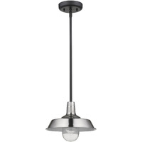 Silver Shallow Plate Adjustable Pendant Light
