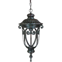 Naples 1-Light Marbelized Mahogany Hanging Light