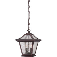 Antique Bronze Birdhouse Shape Outdoor Hanging Light