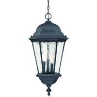 Telfair 3-Light Matte Black Hanging Light