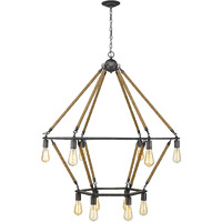 Holden 12-Light Antique Gray Wagon Wheel Chandelier
