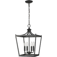 Kennedy 4-Light Matte Black Pendant