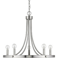 Sawyer 5-Light Satin Nickel Chandelier