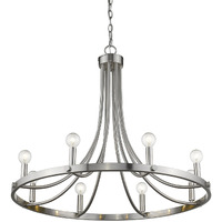 Sawyer 8-Light Satin Nickel Chandelier