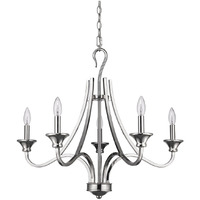 Michelle 5-Light Polished Nickel Chandelier